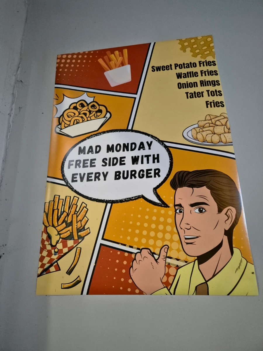 Menu, The Takeout Co