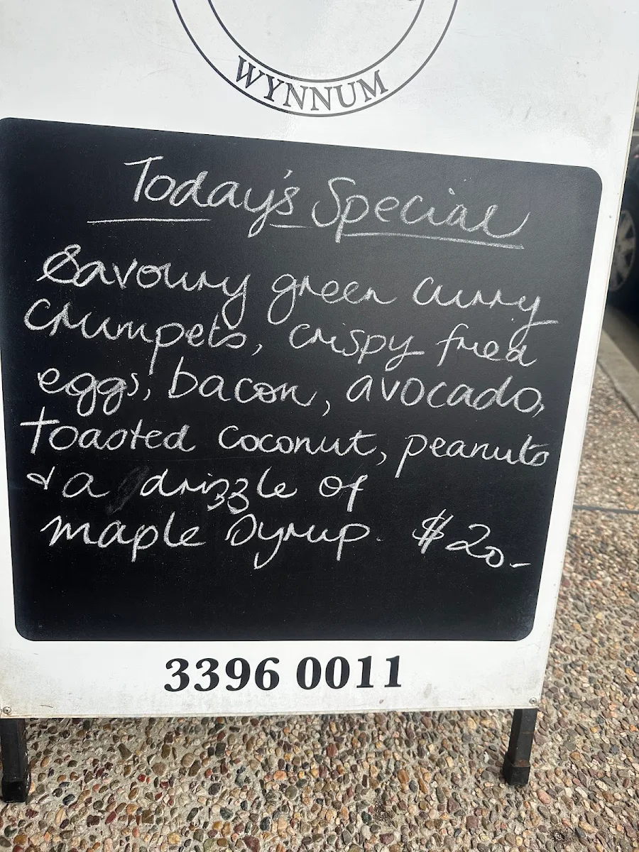 Menu, Frenchies Cafe Wynnum