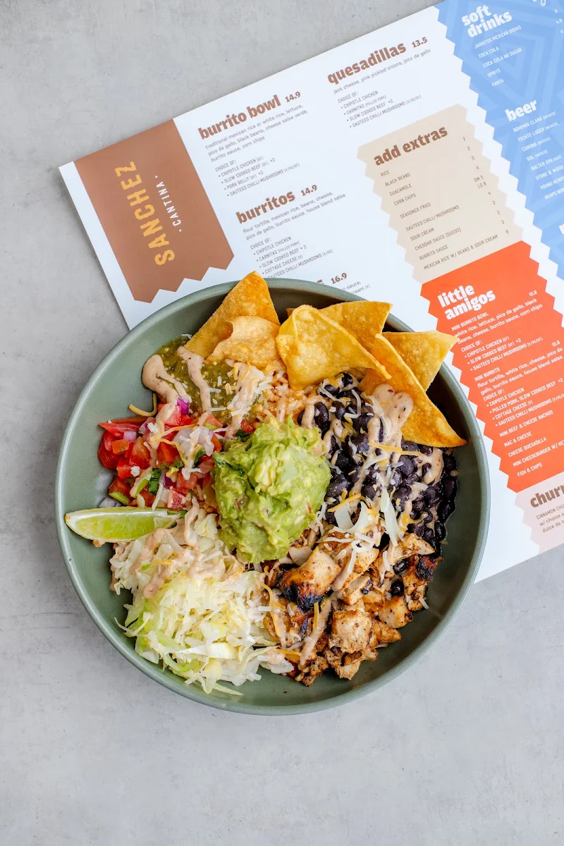 Menu, Sanchez Cantina