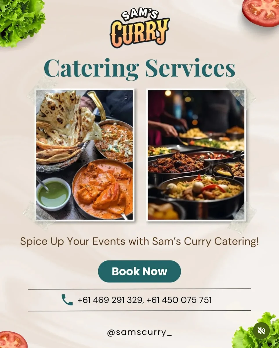 Menu, Sam's Curry