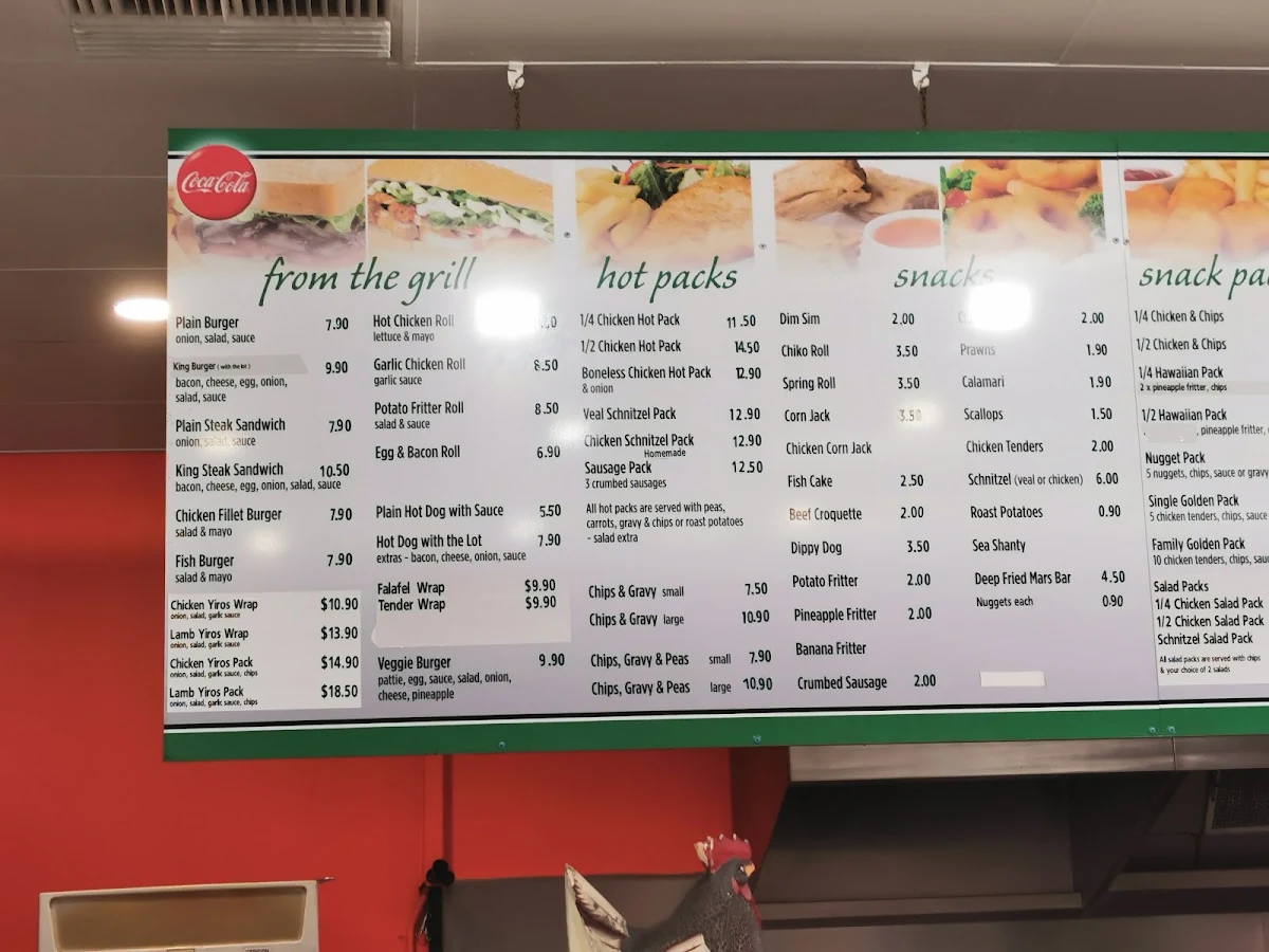 Menu, Green Corner Kitchen