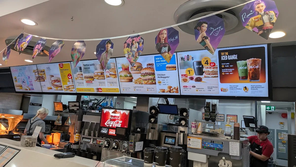 Menu, McDonald's North Ryde