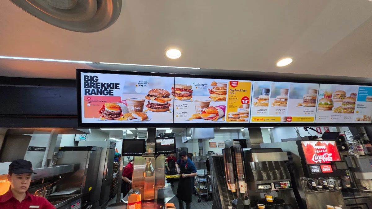 Menu, McDonald's North Ryde
