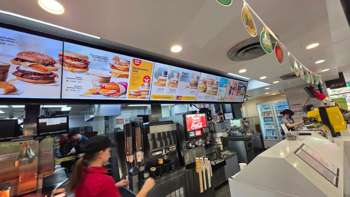 Menu, McDonald's North Ryde