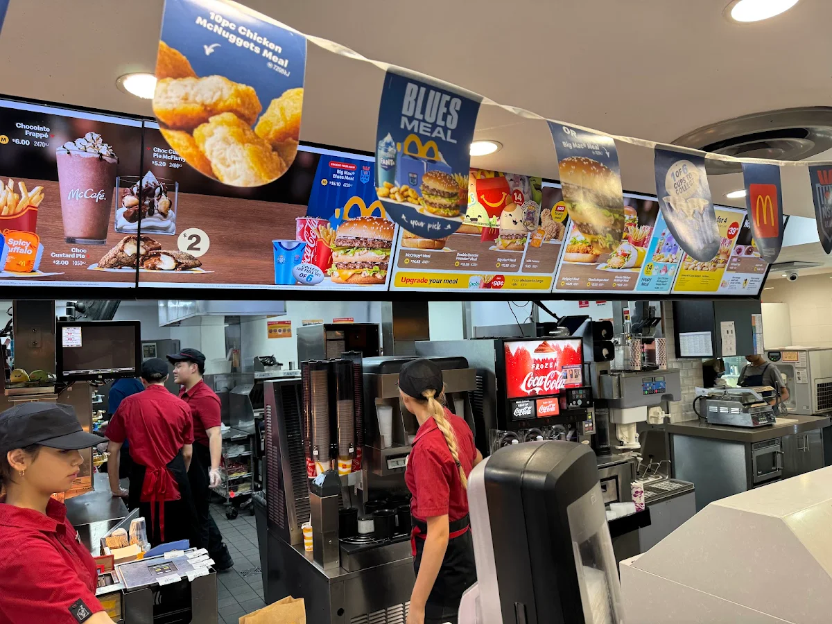 Menu, McDonald's North Ryde