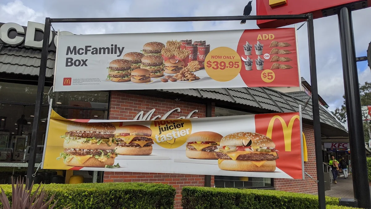 Menu, McDonald's North Ryde