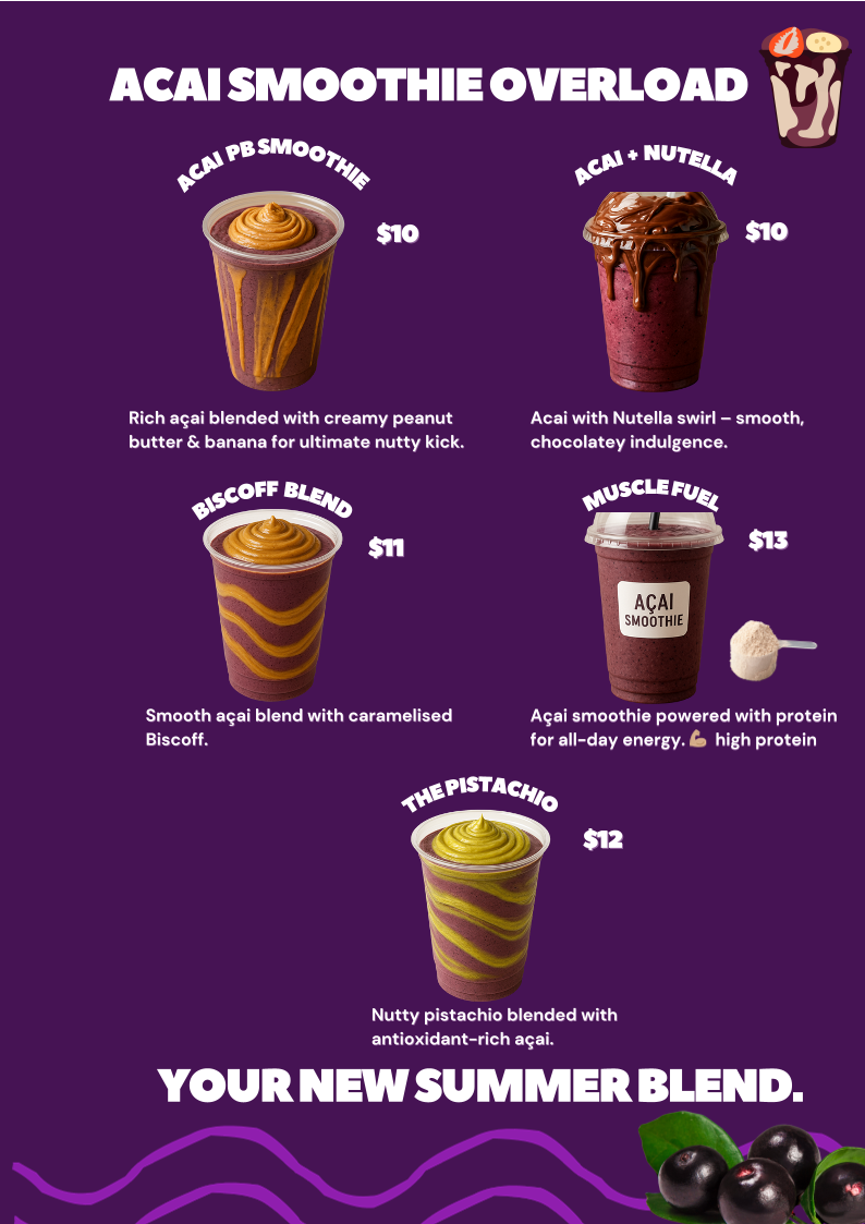 Menu, Cambodge Cafe
