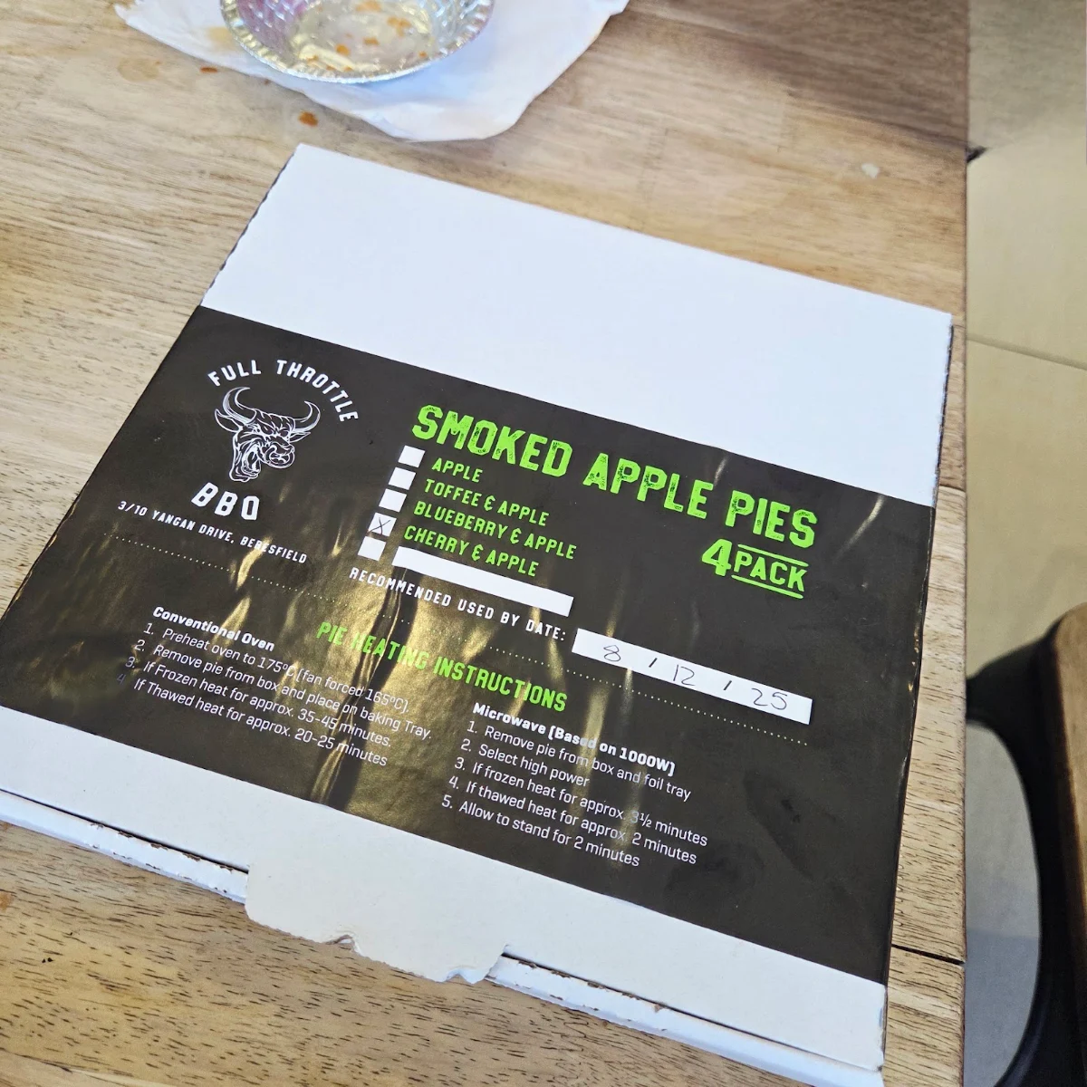 Menu, Full Throttle BBQ & Cafe