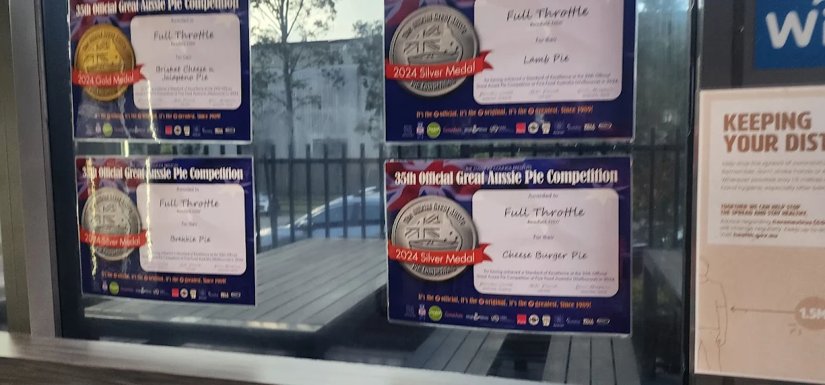 Menu, Full Throttle BBQ & Cafe