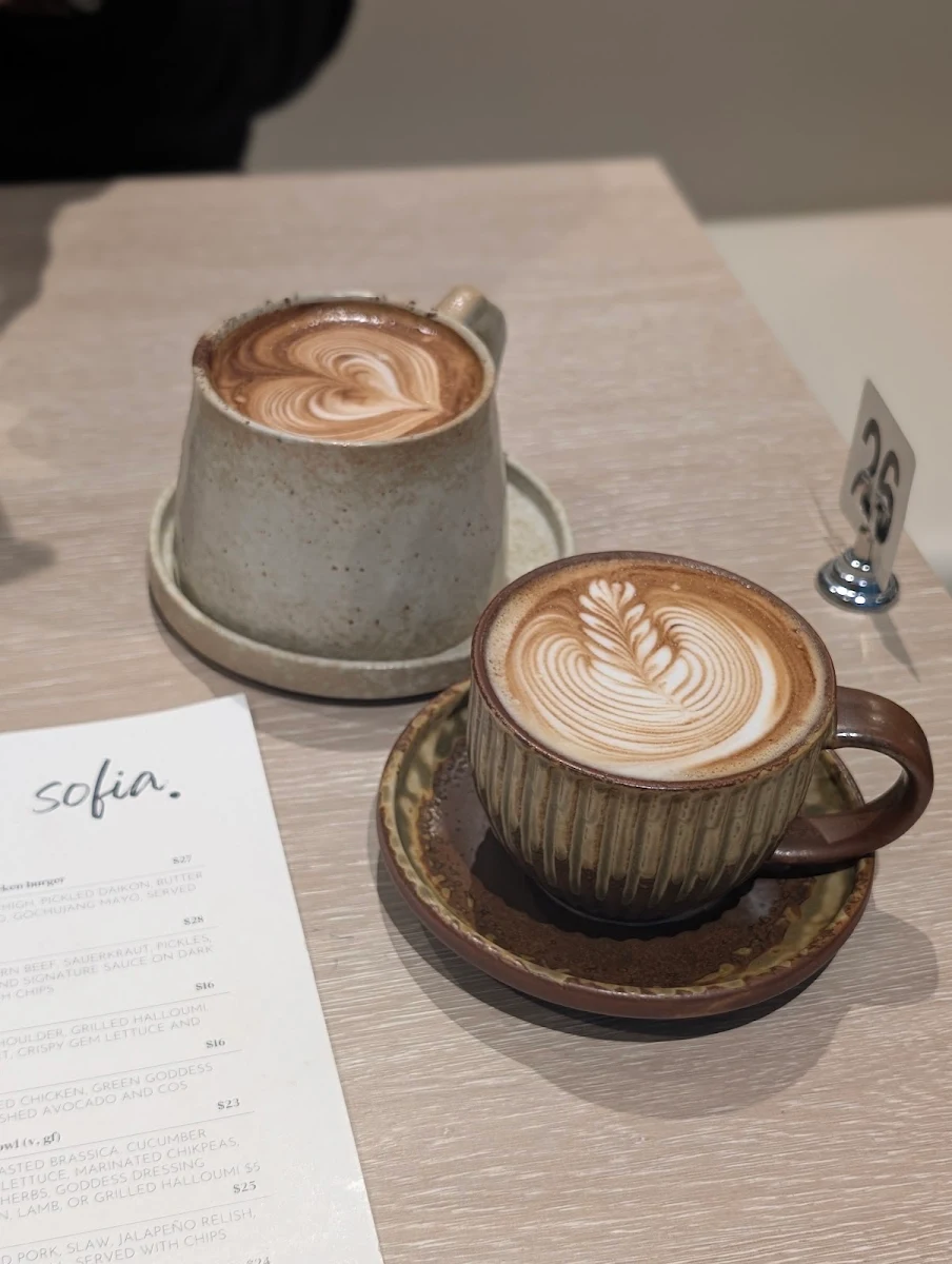Menu, Cafe Sofia