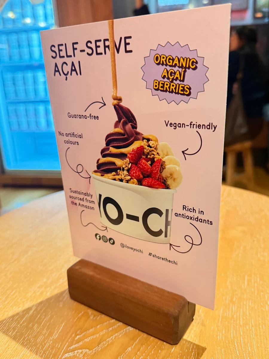 Menu, Yo-Chi