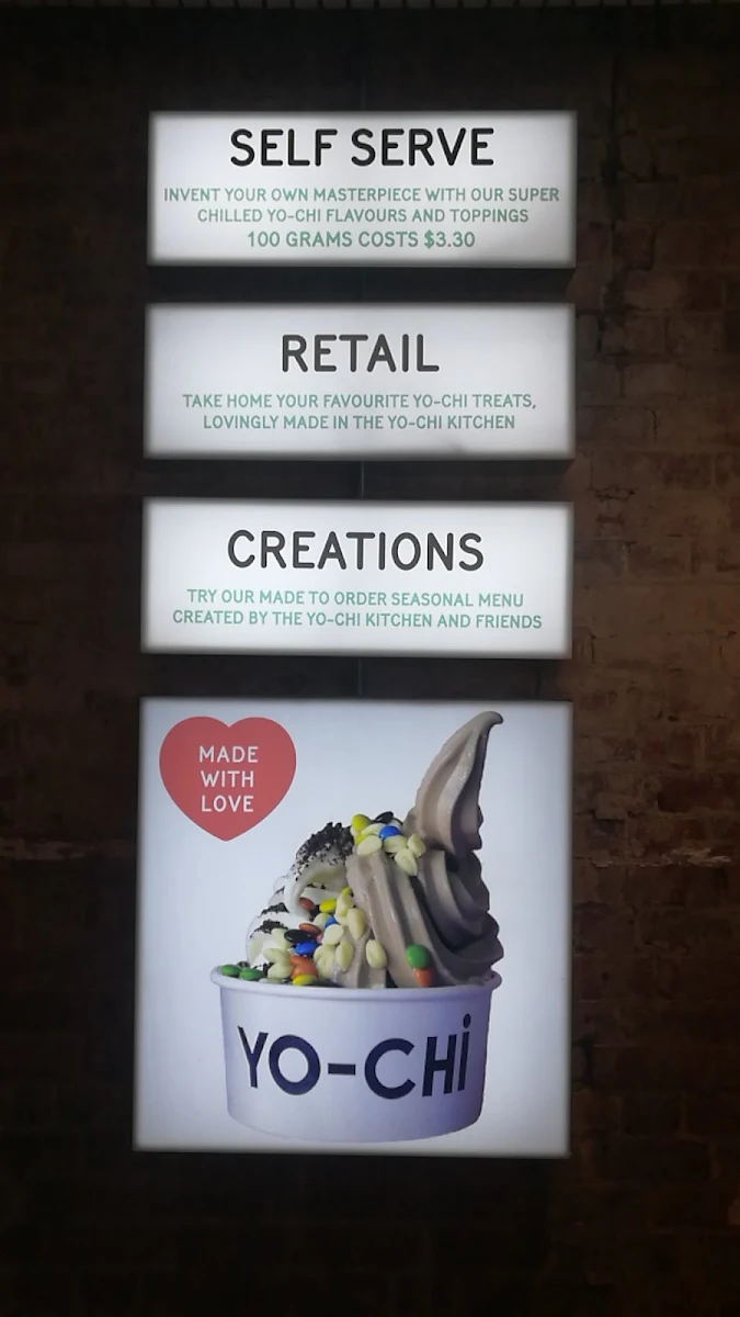Menu, Yo-Chi