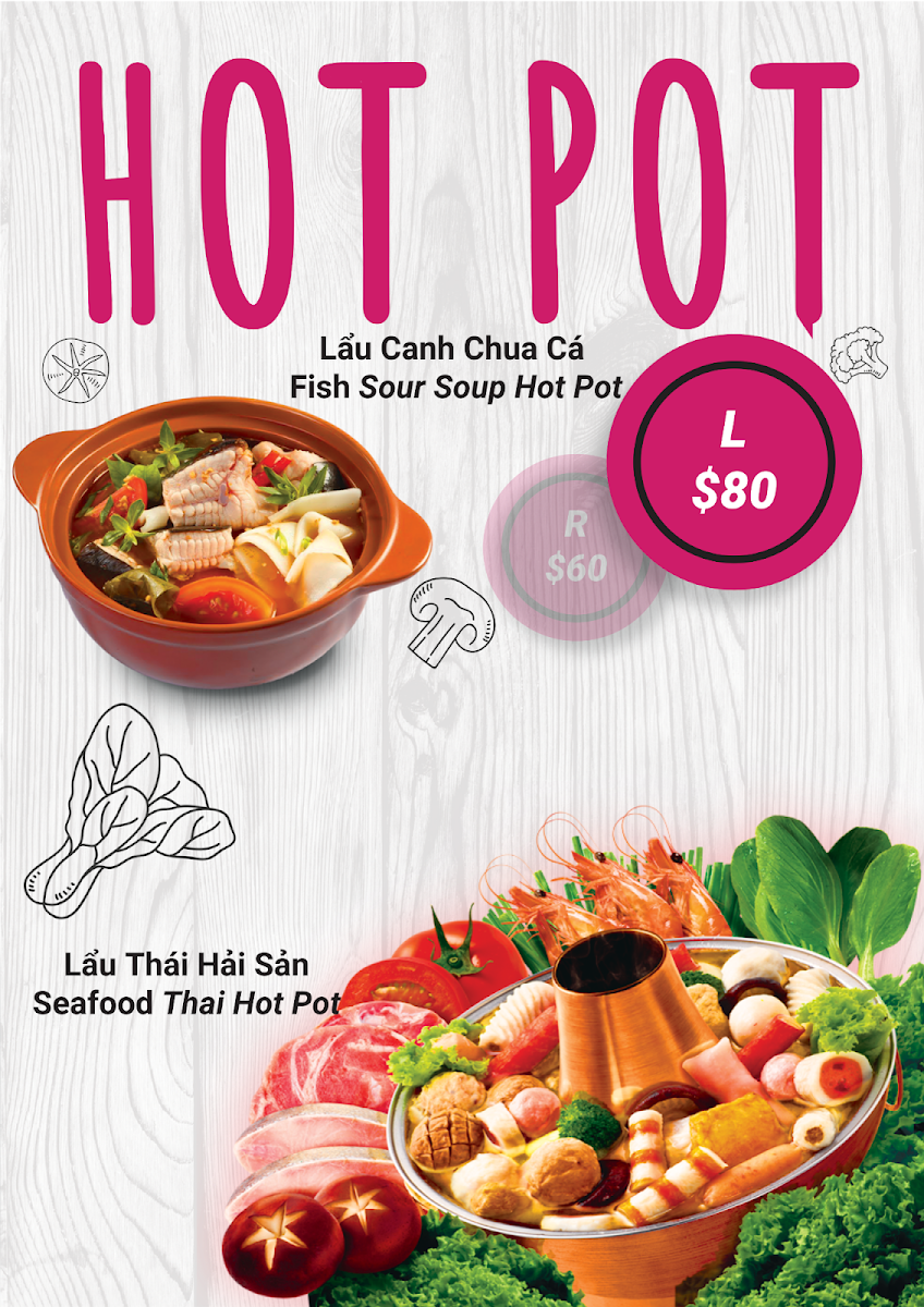 Menu, Phong Phu