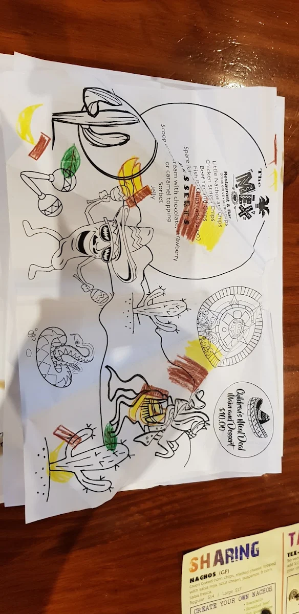 Menu, The Mex