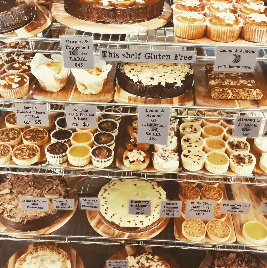 Menu, Decadence Cakes Gifts & Treats
