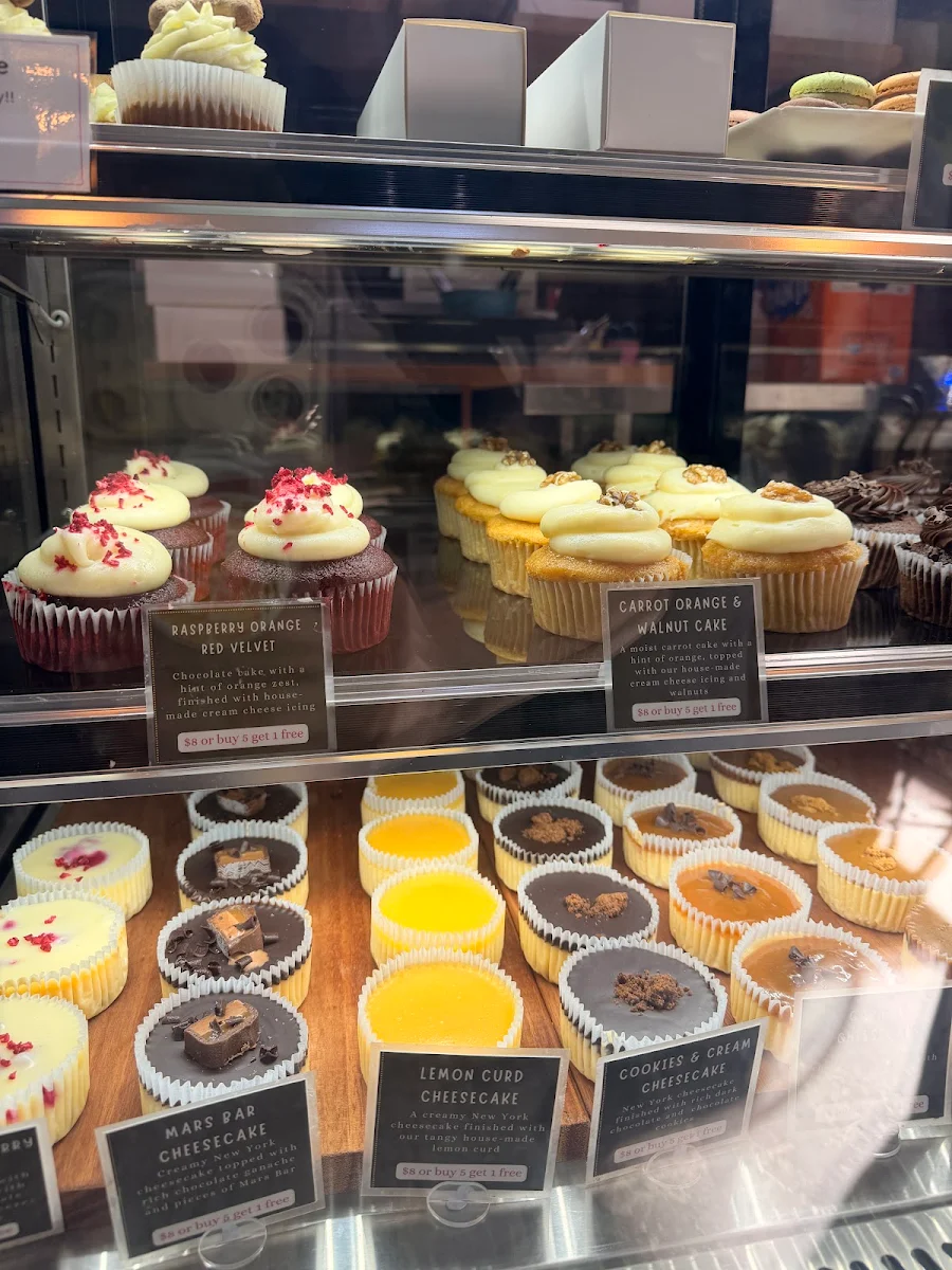 Menu, Decadence Cakes Gifts & Treats
