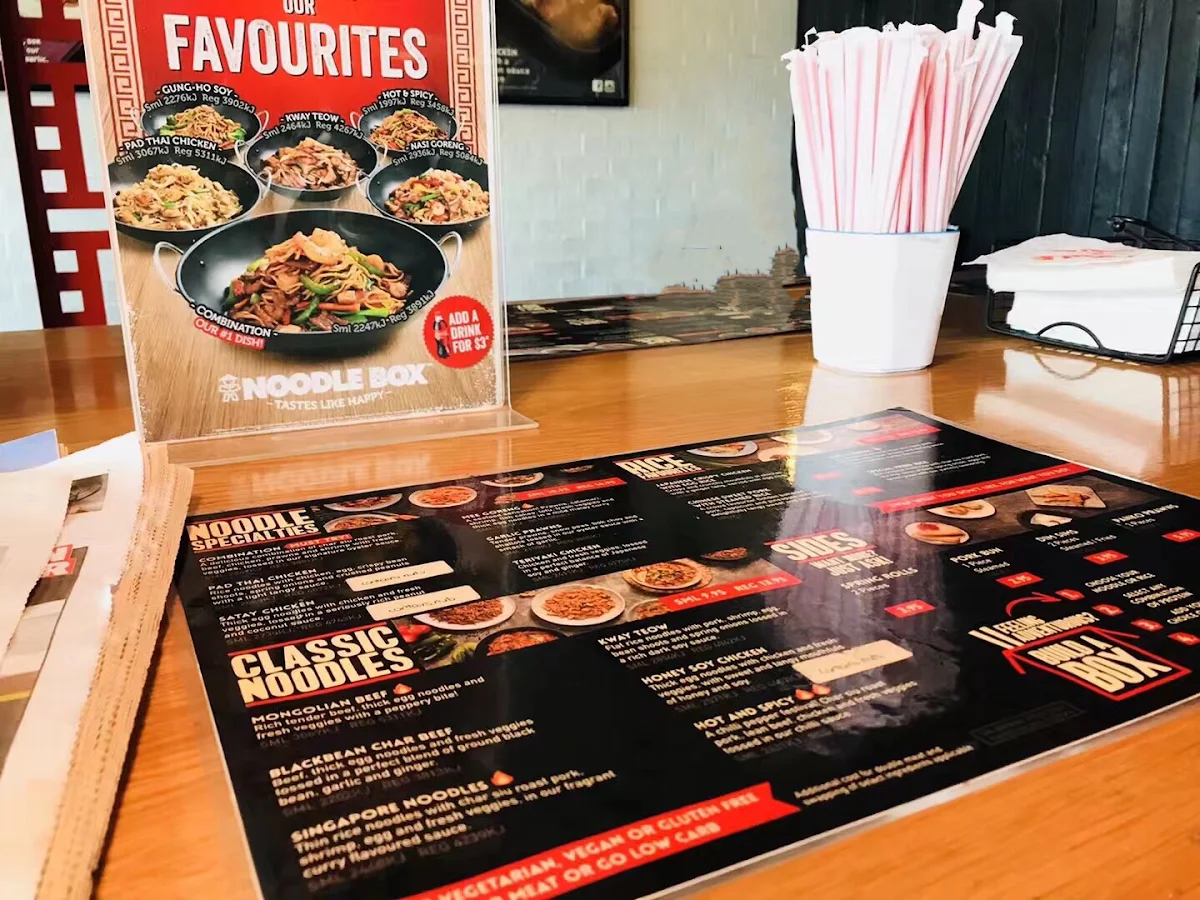 Menu, Noodle Box Chirnside Park