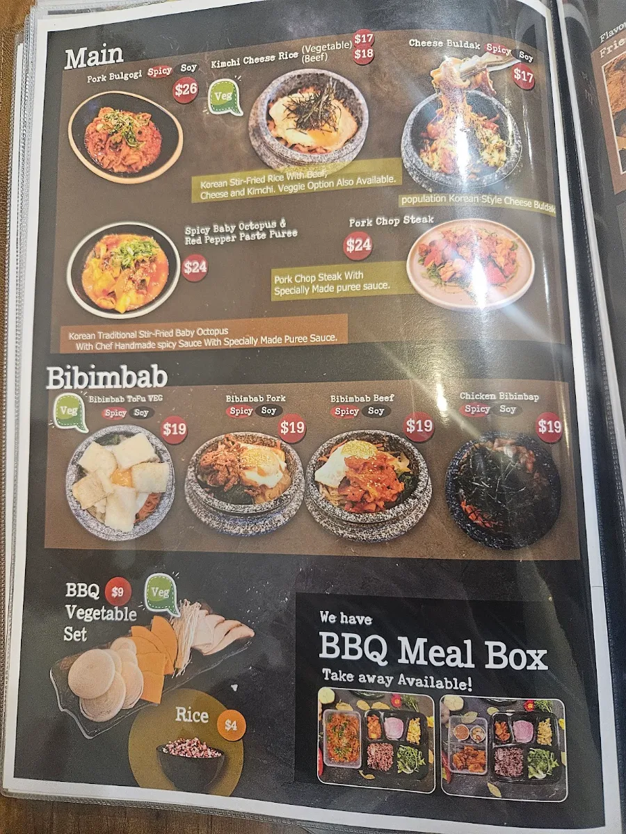 Menu, Monster BBQ & Chicken Maribyrnong