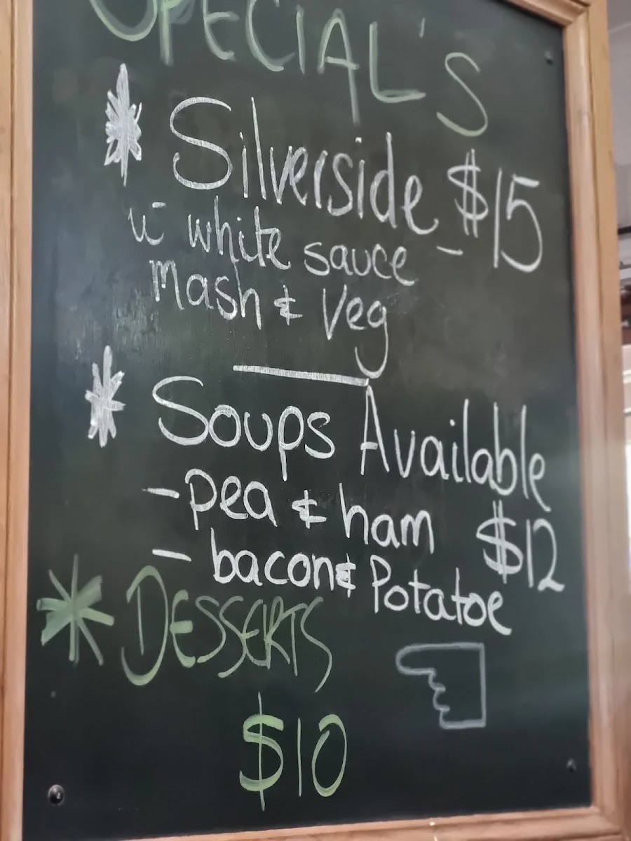 Menu, White Hart Hotel