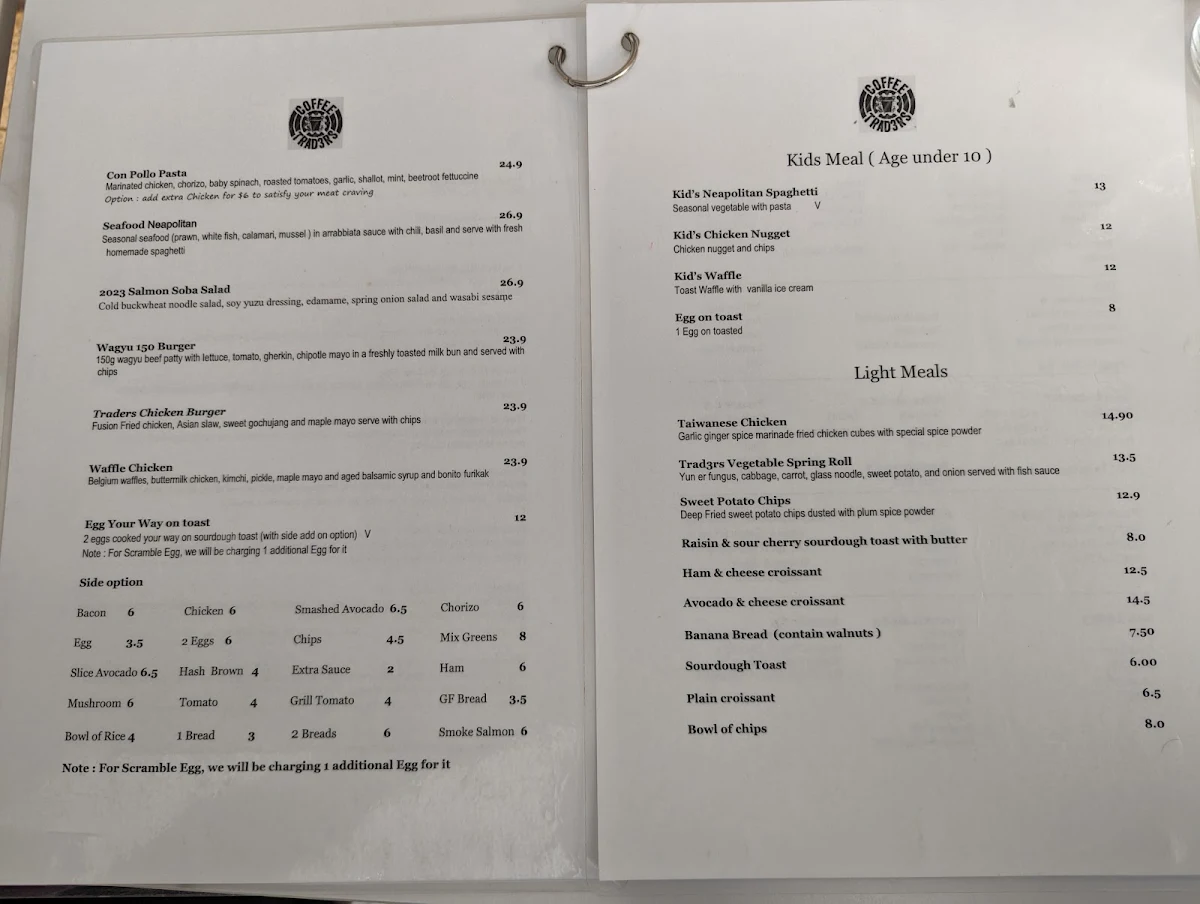 Menu, The Coffee Studio Rouse Hill