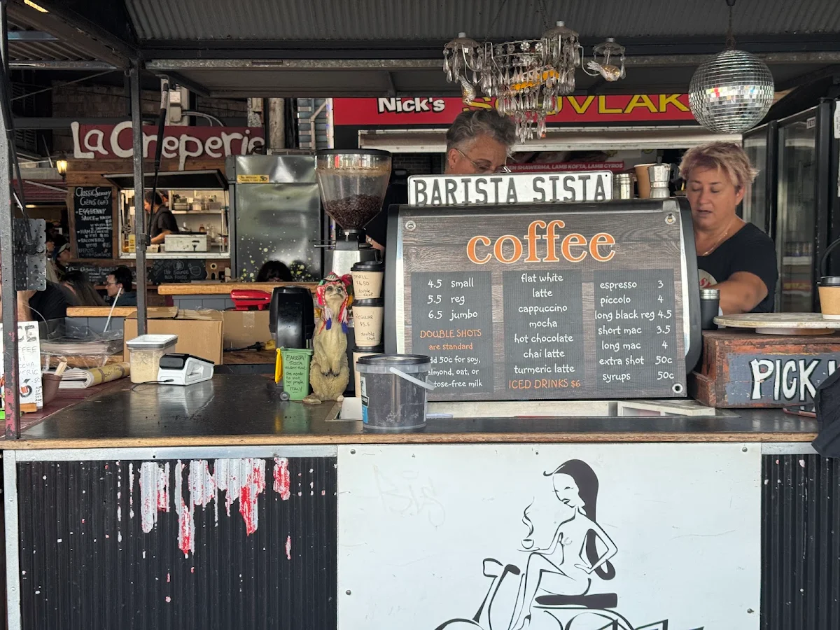 Menu, Barista Sista
