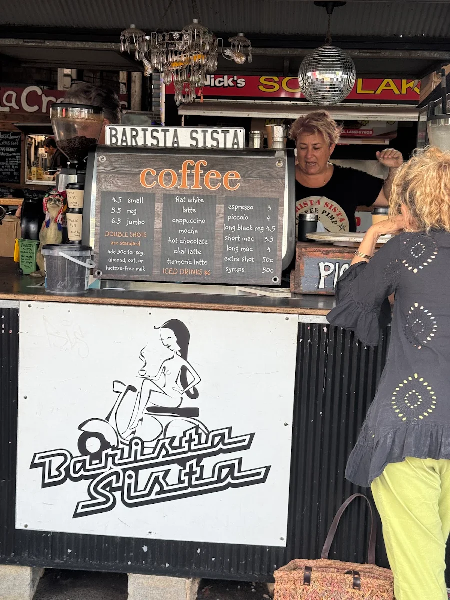 Menu, Barista Sista