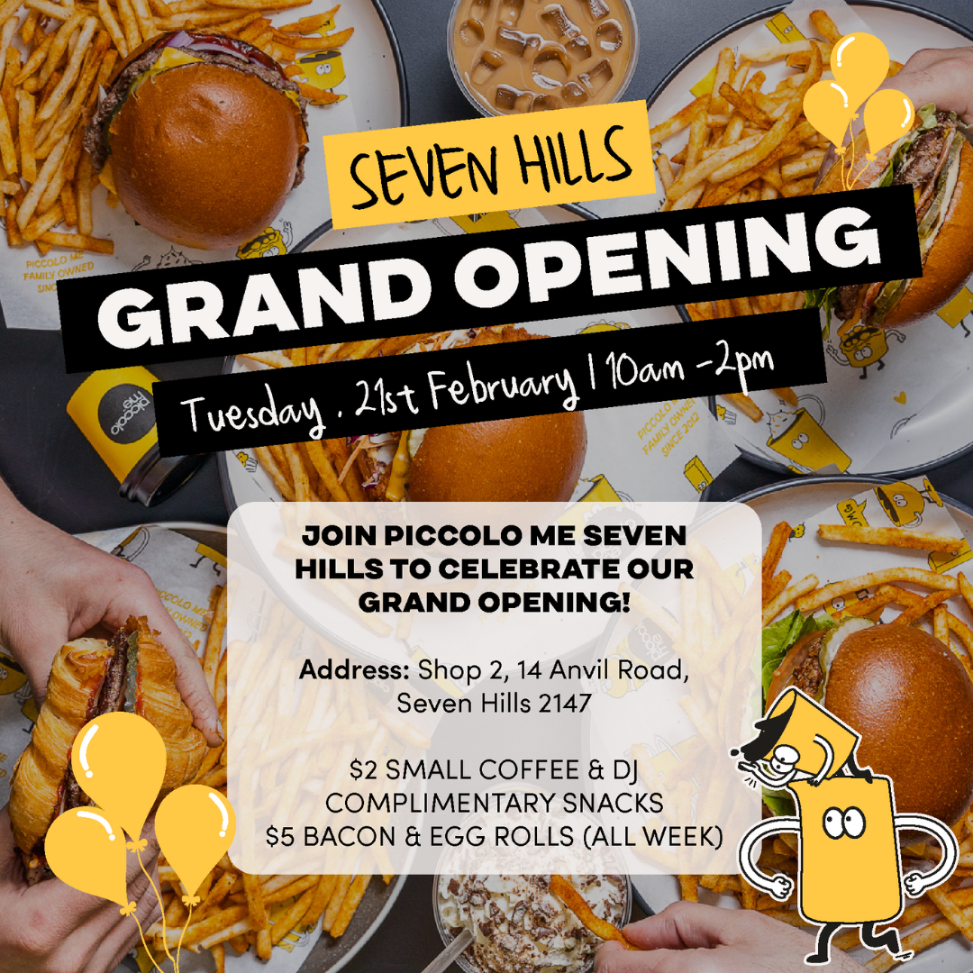 Menu, Piccolo Me Seven Hills