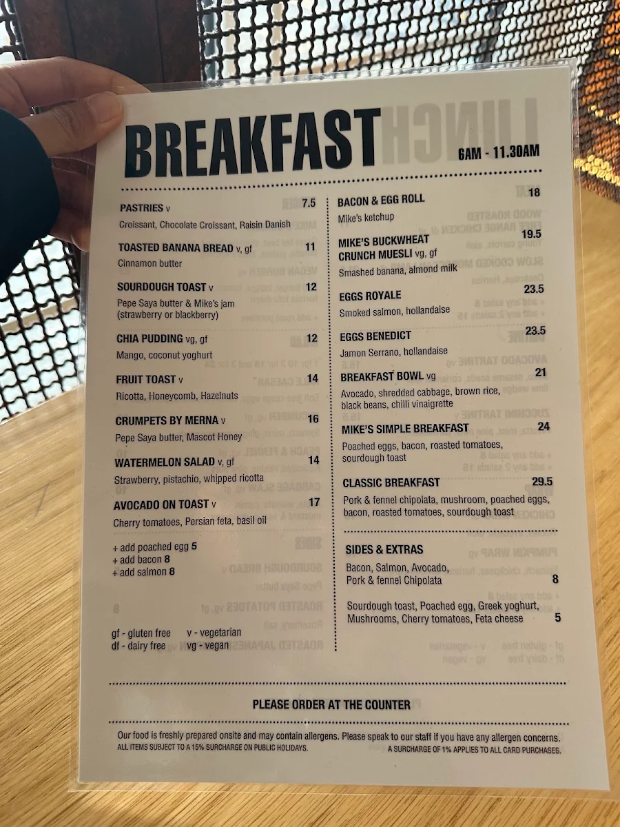 Menu, Kitchen by Mike Express