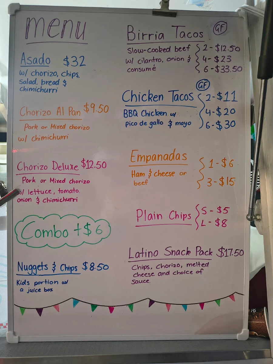 Menu, Socios bbq