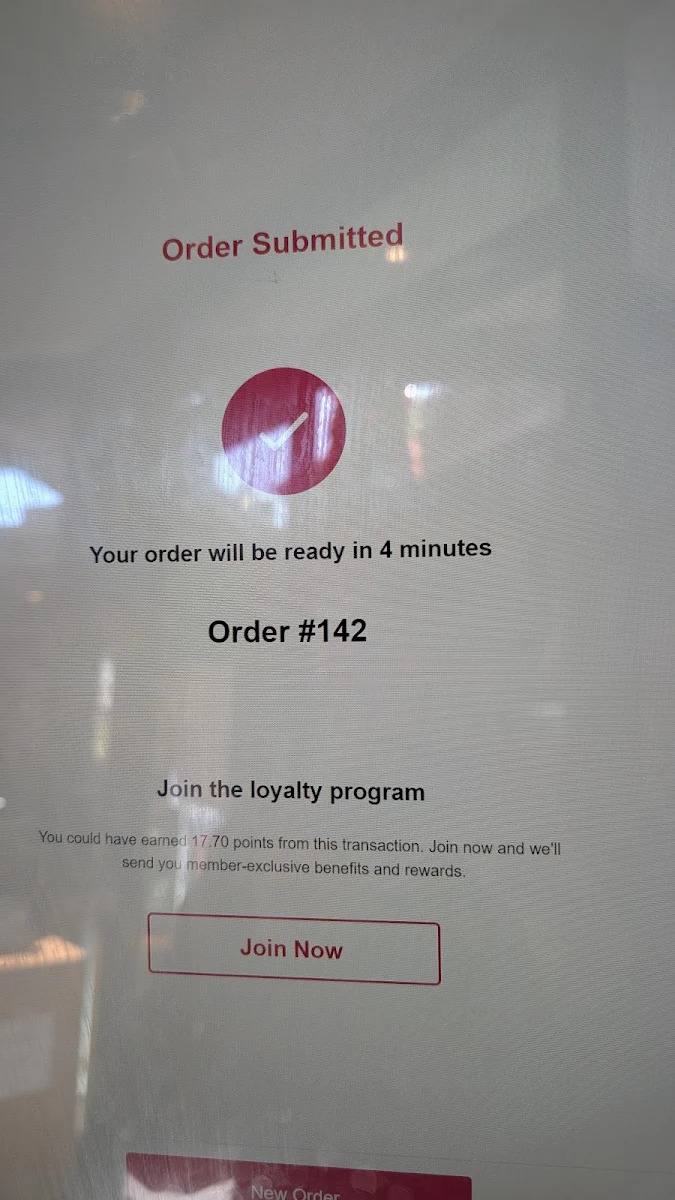 Menu, Gong cha Barkly Square