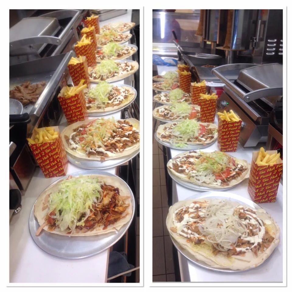 Menu, Valley Kebab Shop
