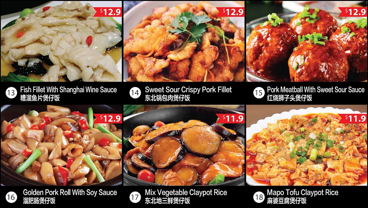 Menu, Chinatown Plaza Food Mecca Adelaide