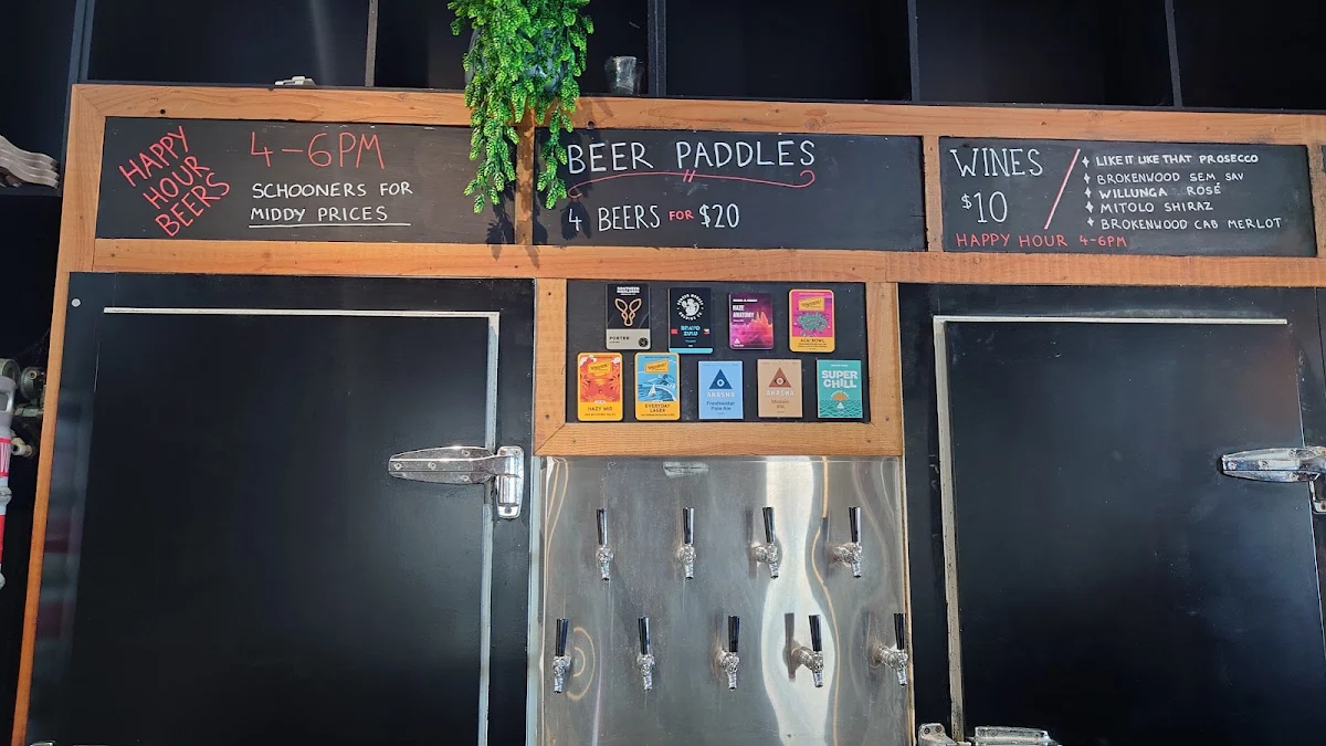 Menu, The Barrel Room