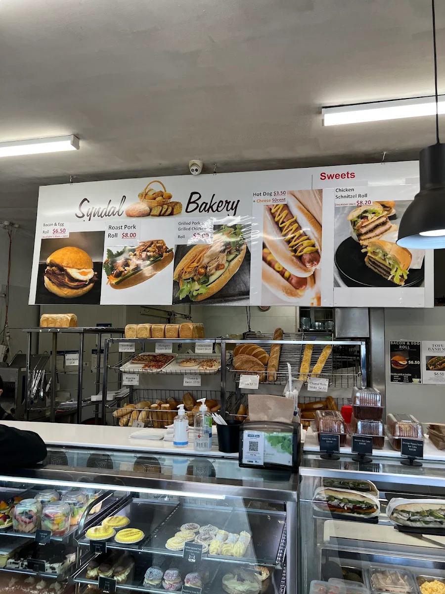 Menu, Syndal Bakery