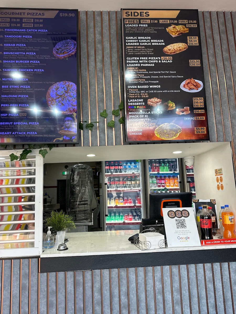 Menu, My Mates Pizza Kealba حلال