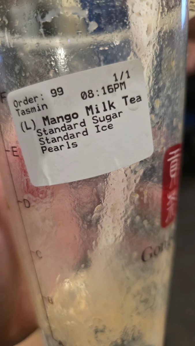 Menu, Gong Cha Belmore