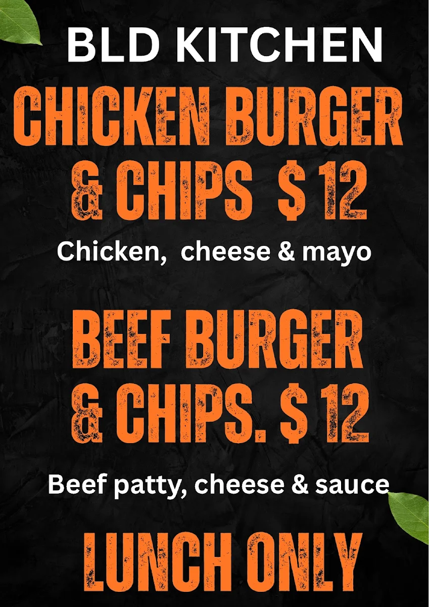 Menu, Langwarrin Fish & Chips
