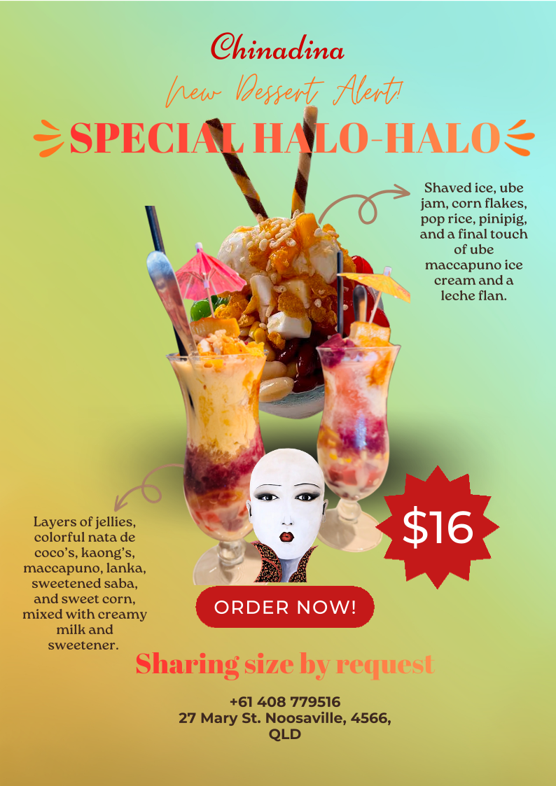 Menu, Chinadina