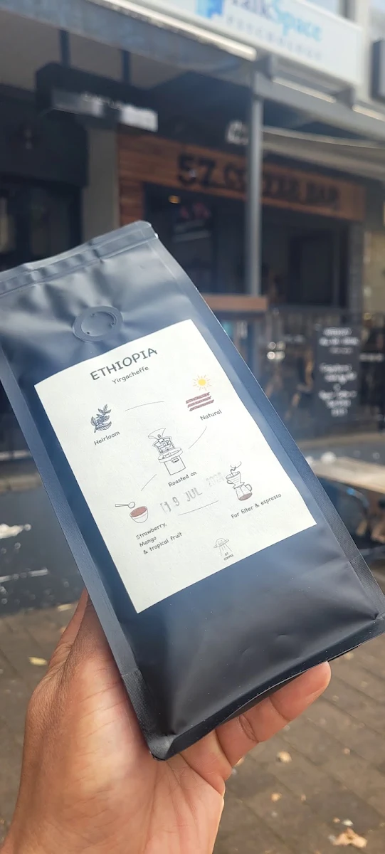 Menu, 57 COFFEE BAR