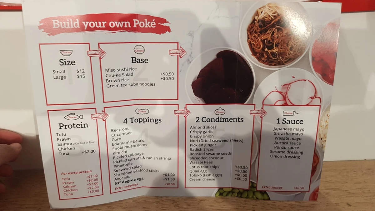 Menu, Poke Bros. Cabramatta