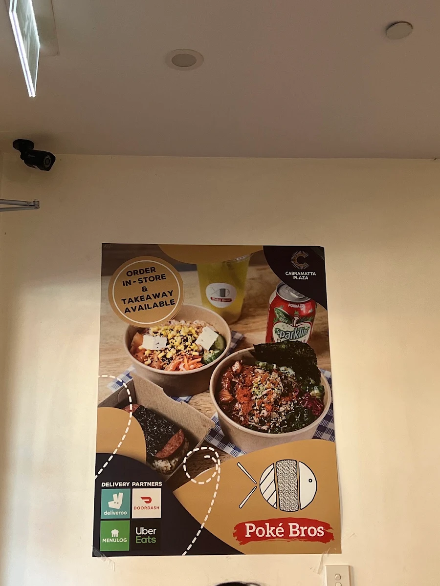 Menu, Poke Bros. Cabramatta