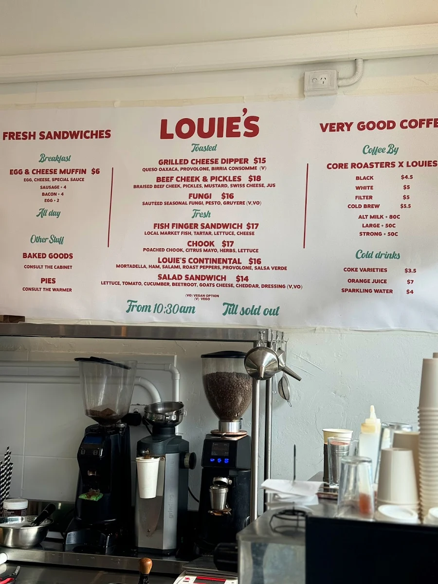 Menu, Staple Kitchen