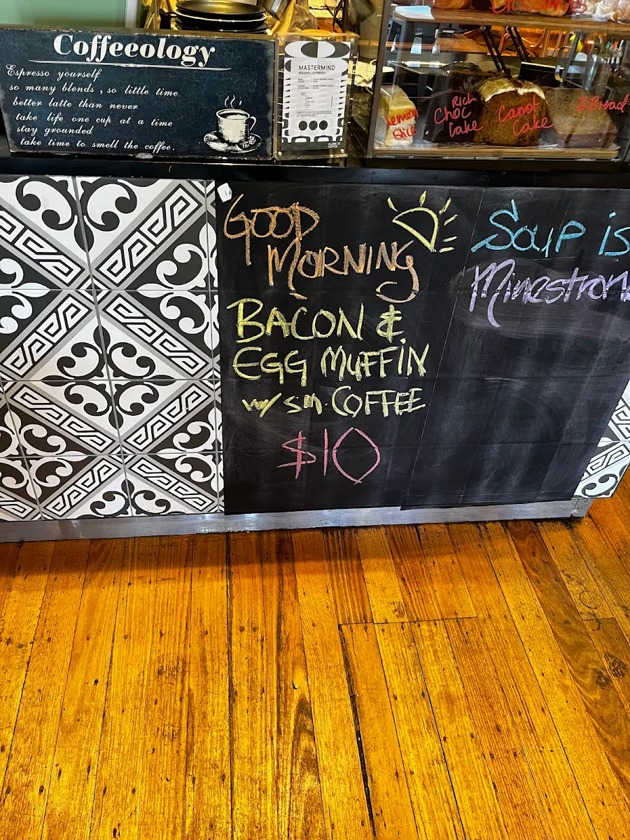 Menu, Gaffney St General