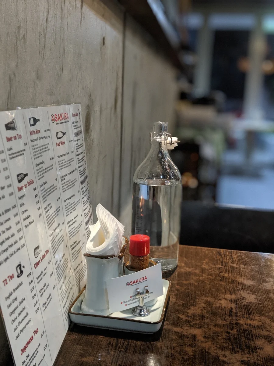 Menu, Sakura