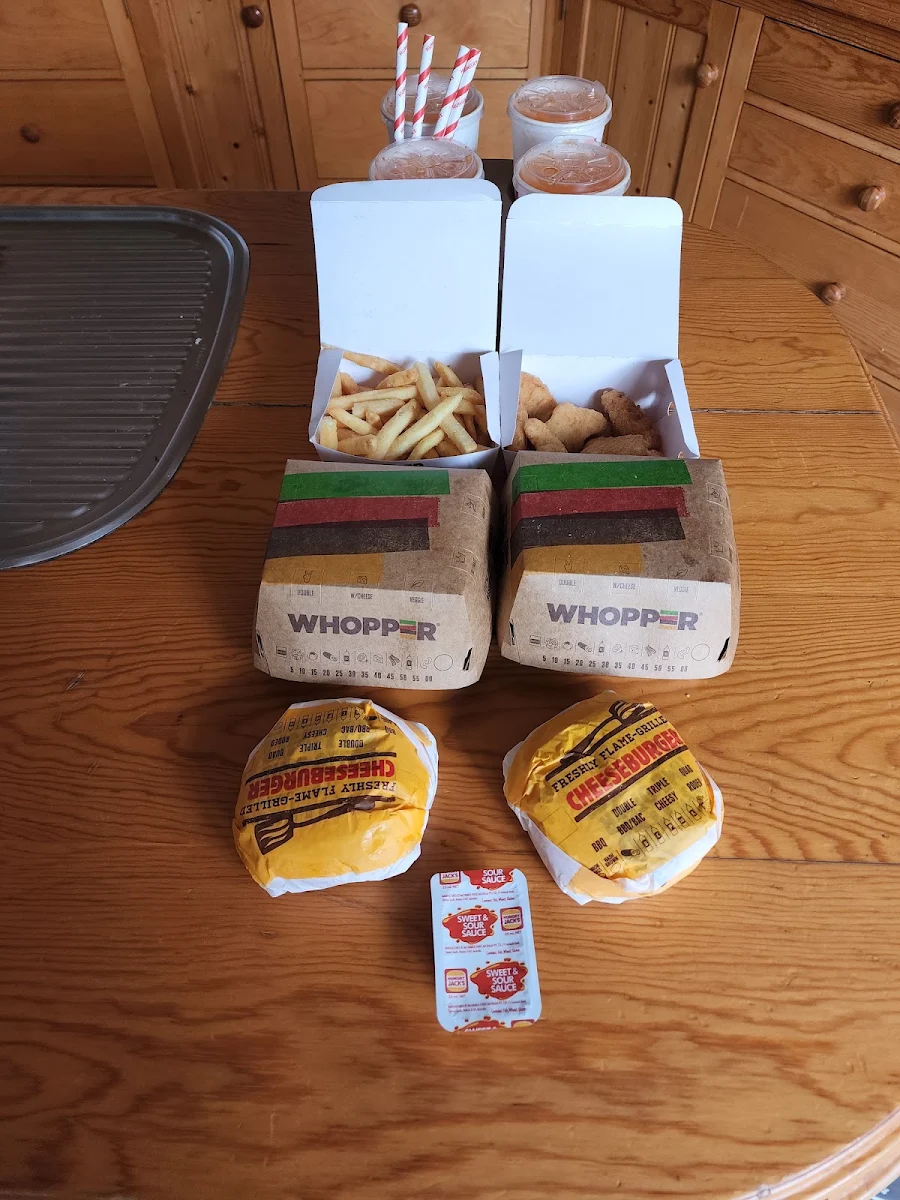 Menu, Hungry Jack's Burgers Sebastopol