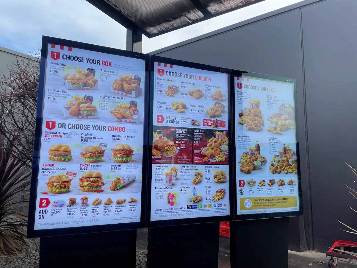 Menu, KFC Wyndham Vale