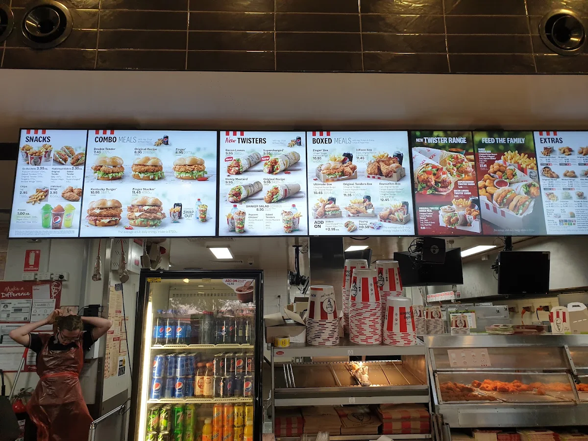 Menu, KFC Wyndham Vale