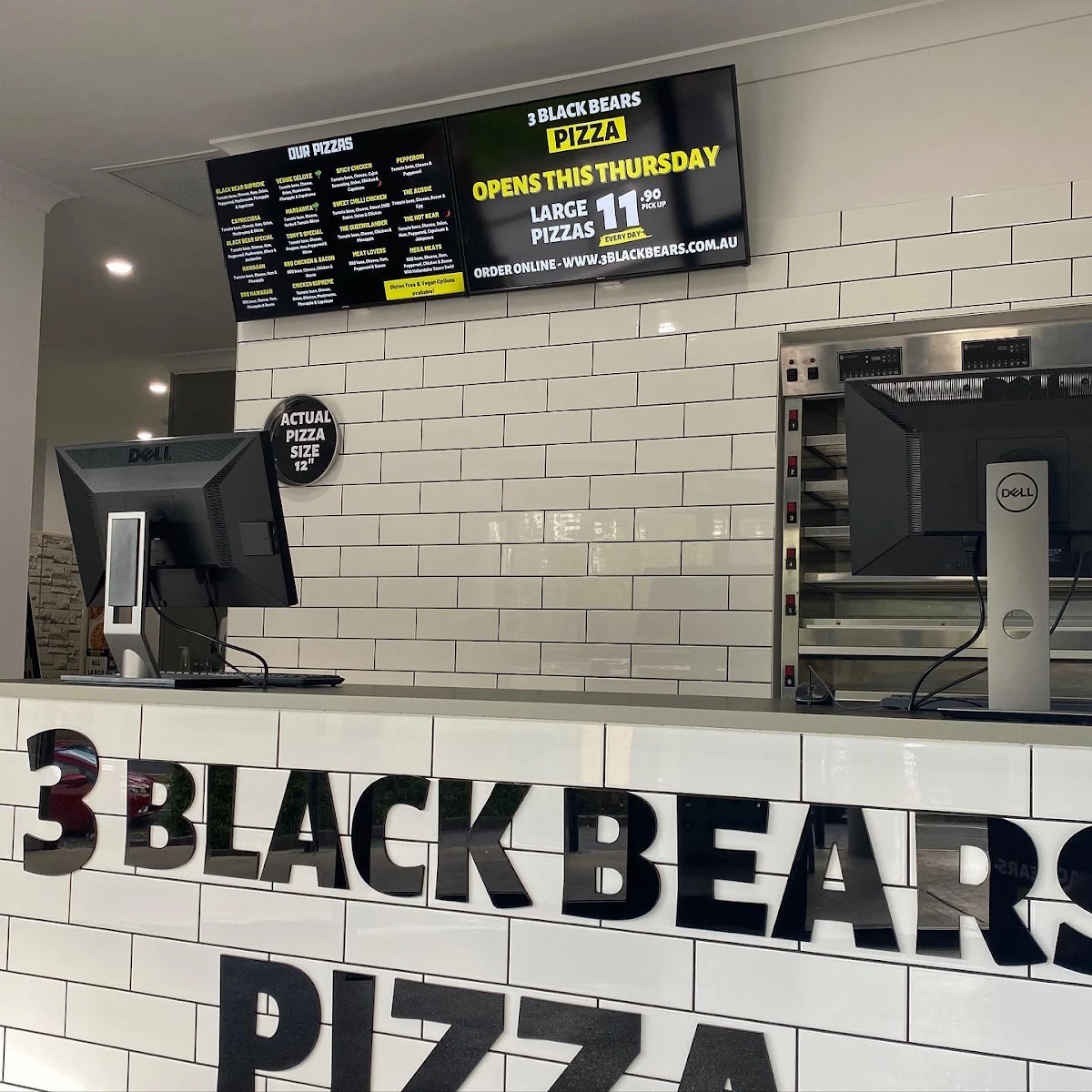 Menu, 3 Black Bears Pizza Fairfield