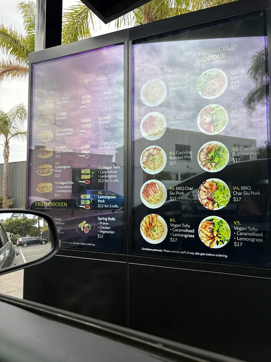 Menu, Banh Mi Vietnam - Drive Thru