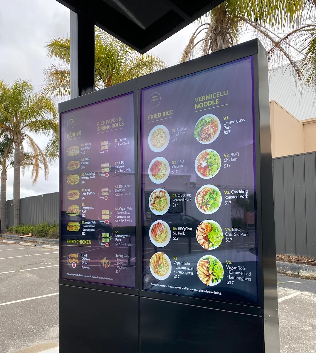 Menu, Banh Mi Vietnam - Drive Thru